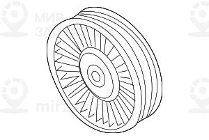Обводной ролик
 BMW 11287509508