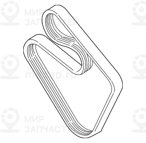 Клиновой рифленый ремень 6PK X 1562
 BMW 11287520072