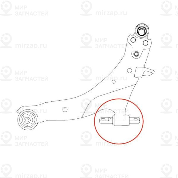 Подвеска, рычаг независимой подвески колеса CTR GV1024