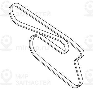 Клиновой рифленый ремень 8PK 1786
 BMW 11287628658