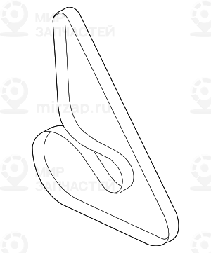 Клиновой рифленый ремень PK7X1647
 BMW 11287631824