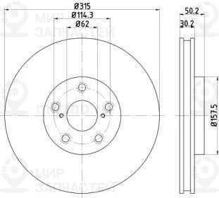 Запчасть NISSHINBO ND1092