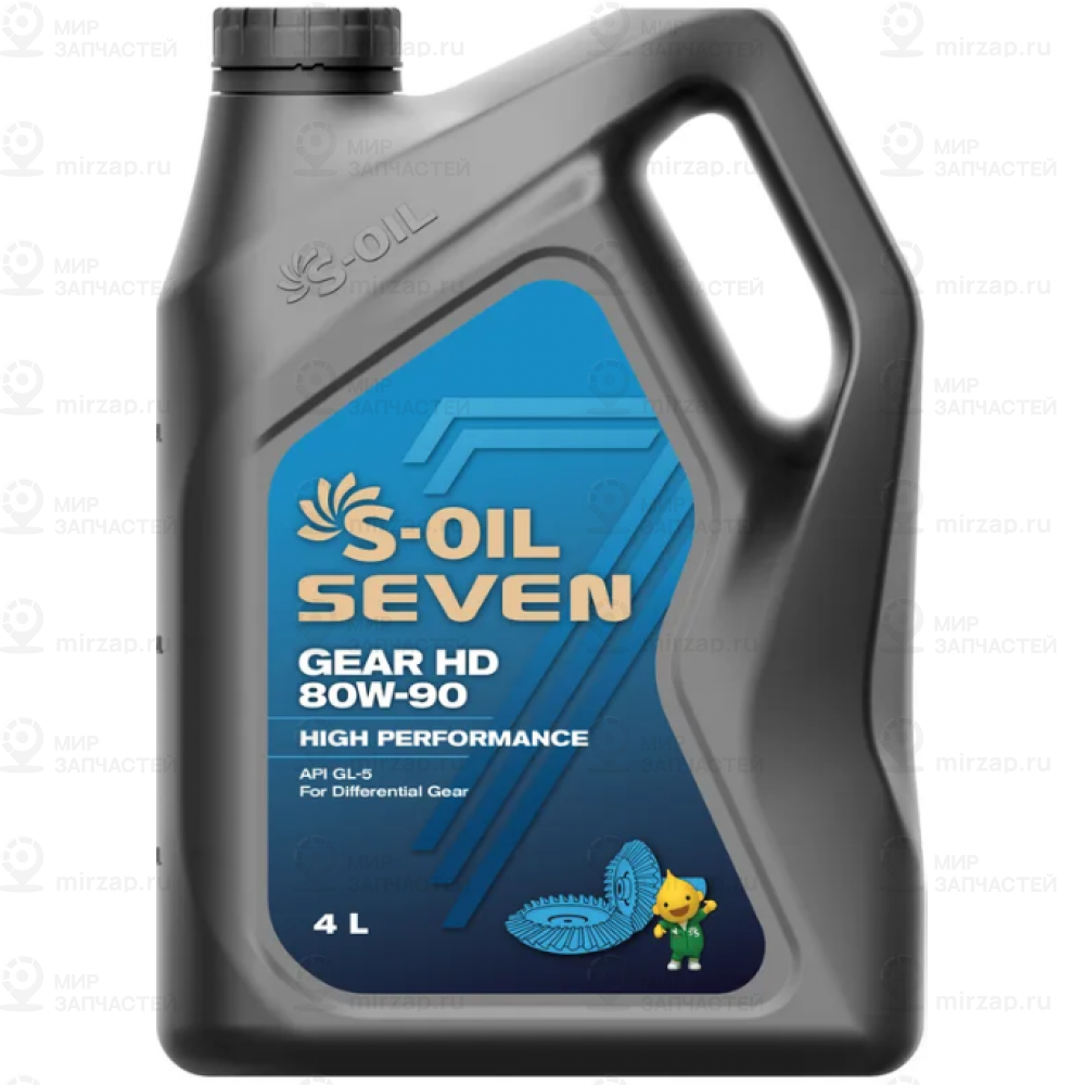 Масло Трансмиссионное S-Oil 7 Gear Hd 80W90 (4Л) S-OIL SEVEN E107804