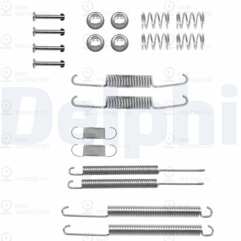 Комплектующие, тормозная колодка DELPHI LY1098