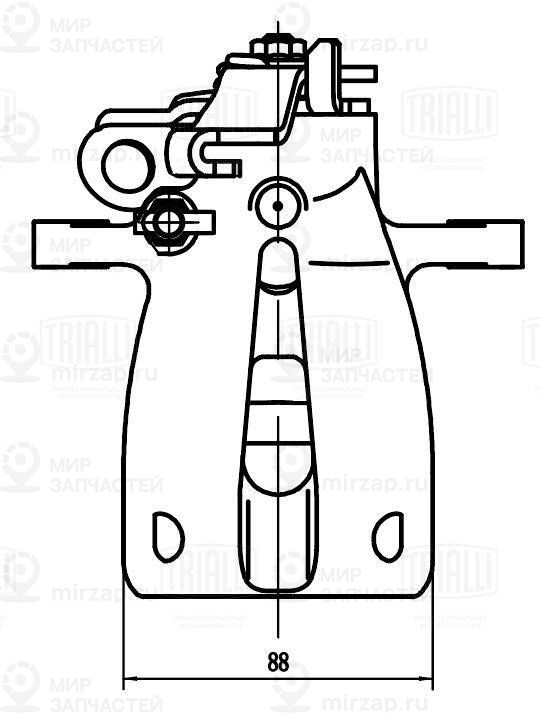 Тормозной суппорт TRIALLI CF800187