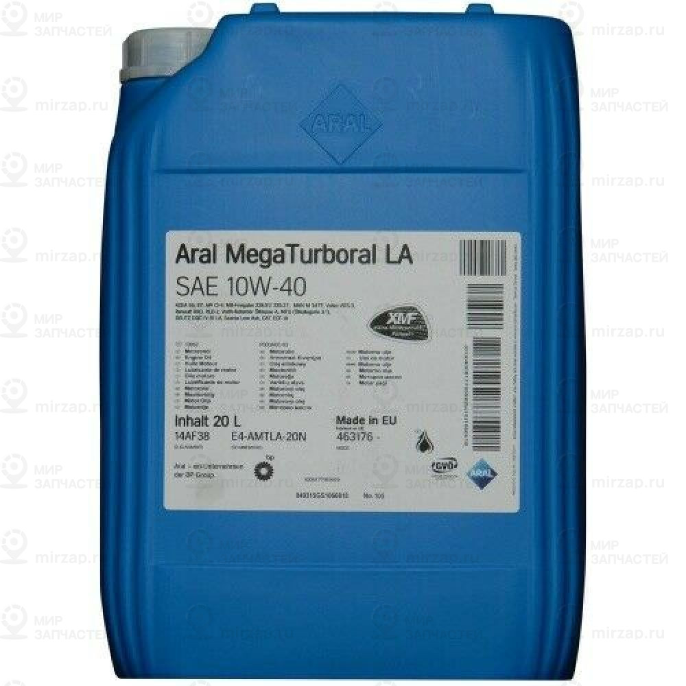 Aral Масло Mega Turboral La 10W-40 20 Л. ARAL 1620
