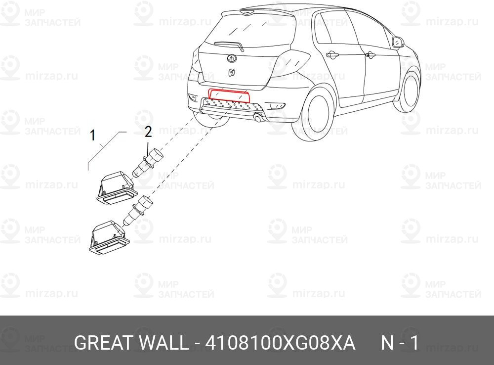 Запчасть GREAT WALL 4108100XG08XA