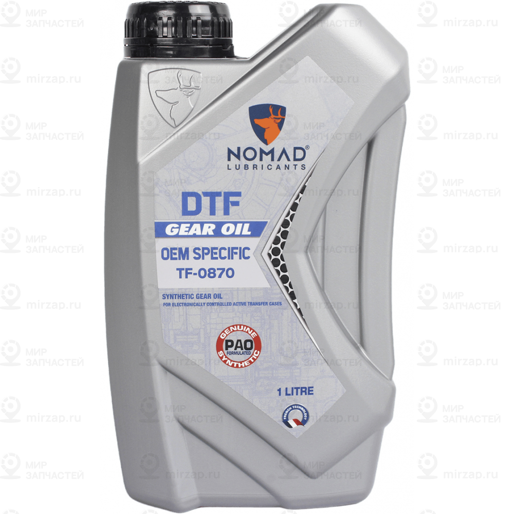 Nomad Масло Трансмиссионное Mtf Oem Specific Dtf-1 Tf 0870 (1Л.) Nomad Lubricant NOMAD LUBRICANTS 909233