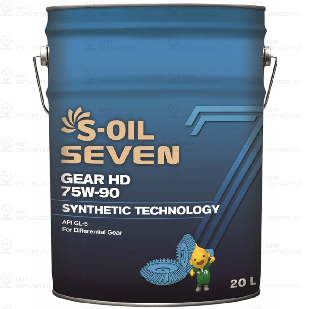 Масло Трансмиссионное S-Oil 7 Gear Hd 75W90 (20Л) S-OIL SEVEN E107808