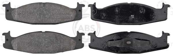 Комплект тормозных колодок, дисковый тормоз ABS 38632