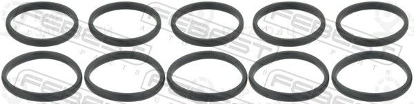 Прокладка, фланец охлаждающей жидкости FEBEST RINGWH016PCS10