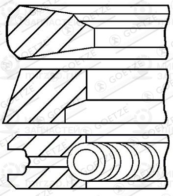 Запчасть GOETZE 0842890000