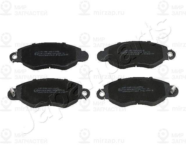Комплект тормозных колодок, дисковый тормоз JAPANPARTS PA0350AF