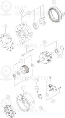 Запчасть MAHLE MG597