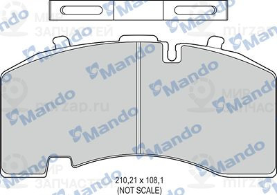 Запчасть MANDO MBF016072