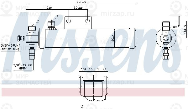 Осушитель, кондиционер NISSENS 95511