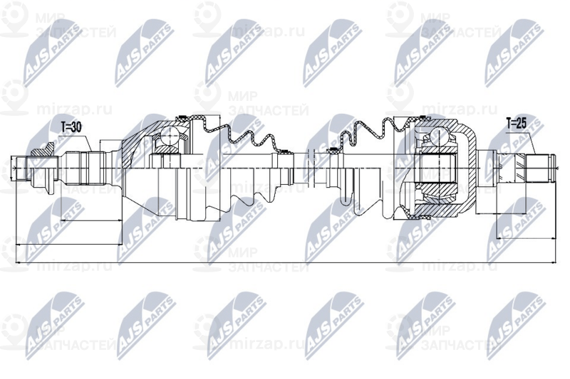 Запчасть NTY NPWPL031