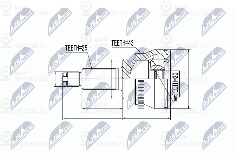 Запчасть NTY NPZSU033