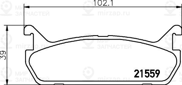 Запчасть PAGID T3032