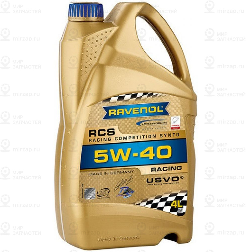 Моторное Масло Ravenol Rcs Racing Competition Synto Sae 5W-40 (4Л) RAVENOL 4014835741997