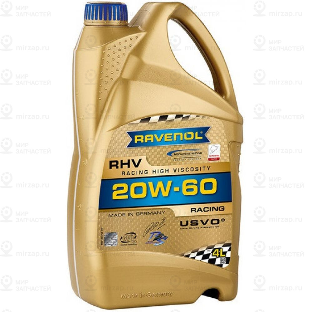 Моторное Масло Ravenol Rhv Racing High Viscosity Sae 20W-60 (4Л) RAVENOL 4014835848900
