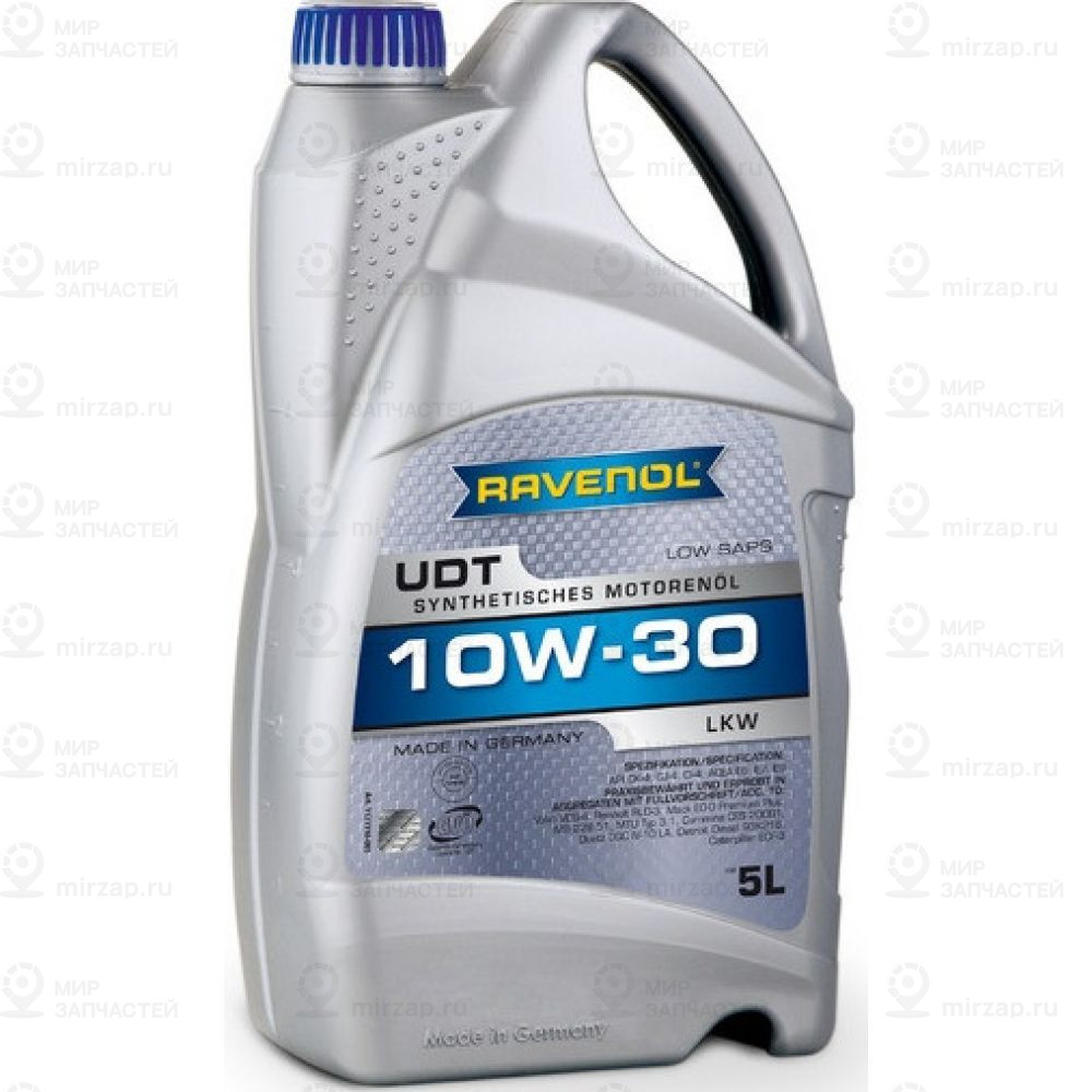Моторное Масло Ravenol Udt Ultra Duty Truck Sae 10W-30 (5Л) New RAVENOL 4014835850439