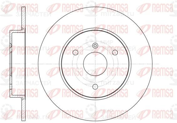 Тормозной диск REMSA 661700
