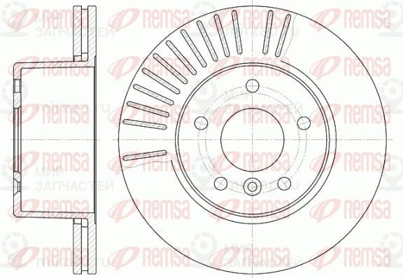 Тормозной диск REMSA 663810