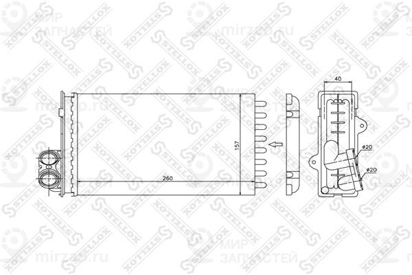 Запчасть STELLOX 1035015SX