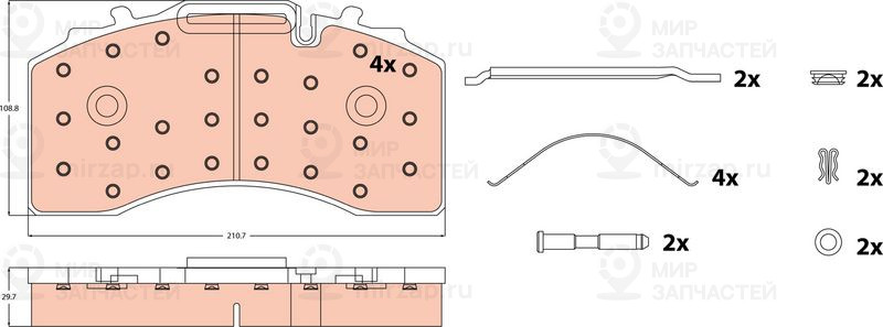 Запчасть TRW GDB5105