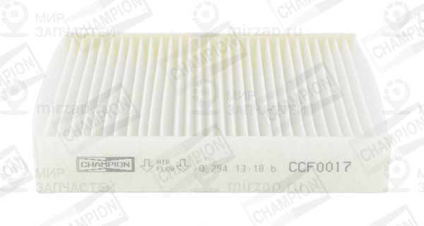 Фильтр, воздух во внутренном пространстве CHAMPION CCF0017