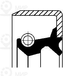 Запчасть CORTECO 19033645B