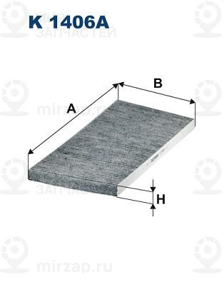 Запчасть FILTRON K1406A