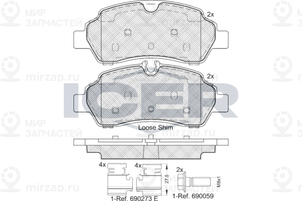 Запчасть ICER 142224