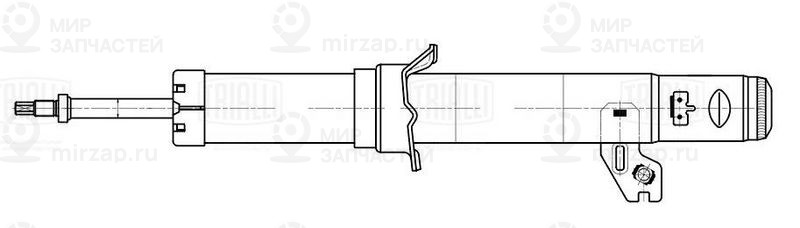 Амортизатор TRIALLI AG25160
