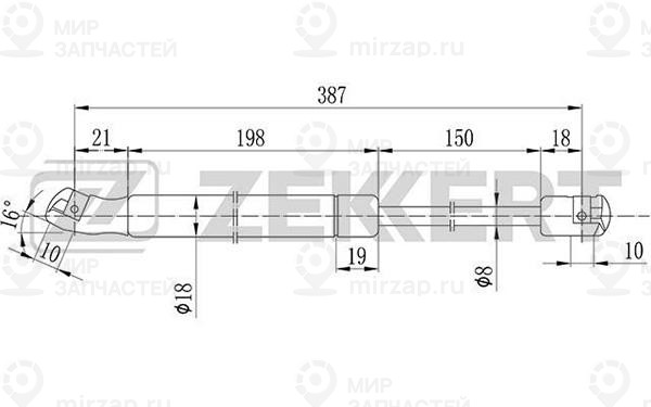 Запчасть ZEkkert GF1798