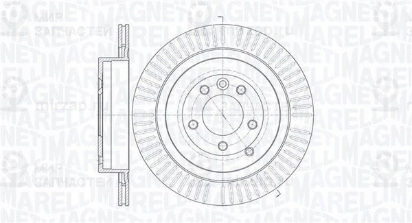 Тормозной диск MAGNETI MARELLI 361302040428