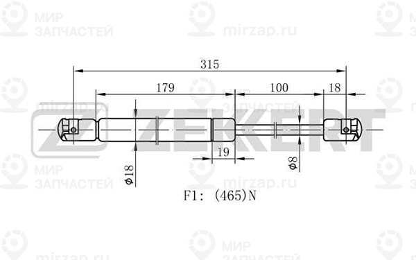 Запчасть ZEkkert GF1512