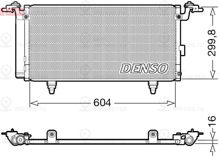 Конденсатор, кондиционер DENSO DCN36005