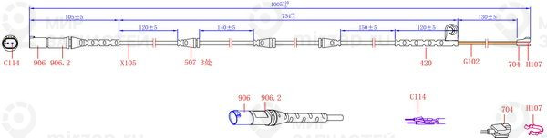 Запчасть SANGSIN SWS1624