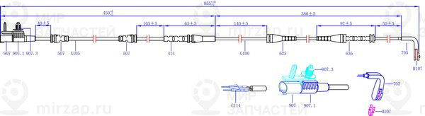 Запчасть SANGSIN SWS1710