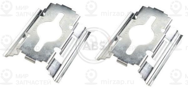 Комплектующие, колодки дискового тормоза ABS 1657Q