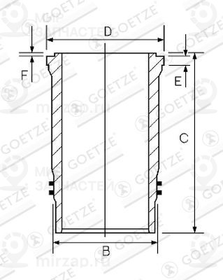 Запчасть GOETZE 1448091000