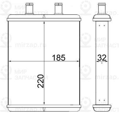 Запчасть MAHLE AH2000S
