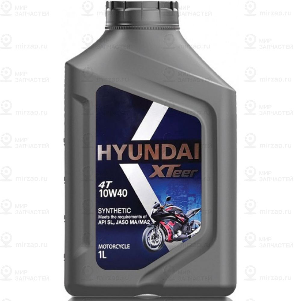 Масло Моторное Xteer 4T 10W40 1Л HYUNDAI XTEER 1011005