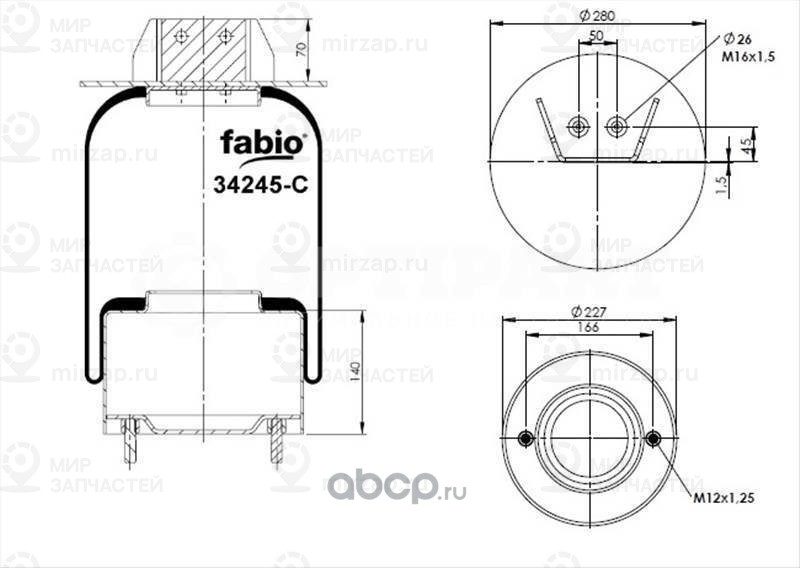 Запчасть FABIO 34245C
