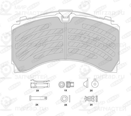 Запчасть BERAL BCV29244TK