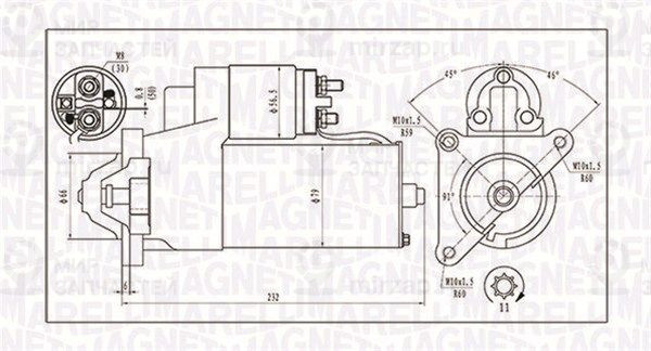Стартер MAGNETI MARELLI 063720373010