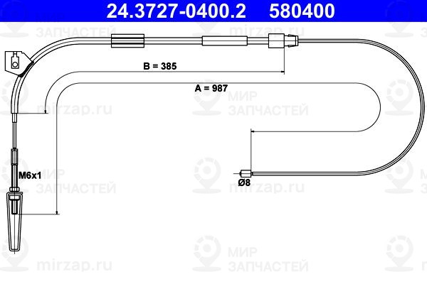 Запчасть ATE 24372704002