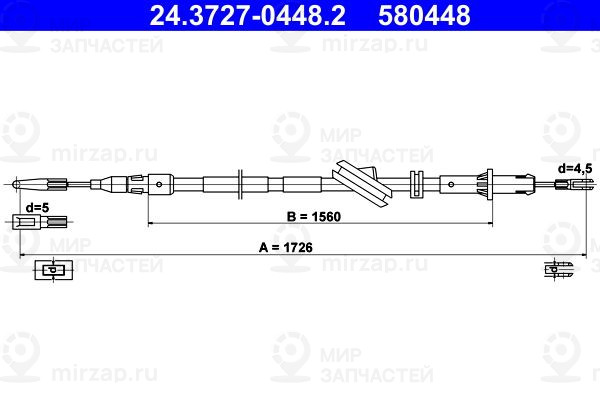 Запчасть ATE 24372704482